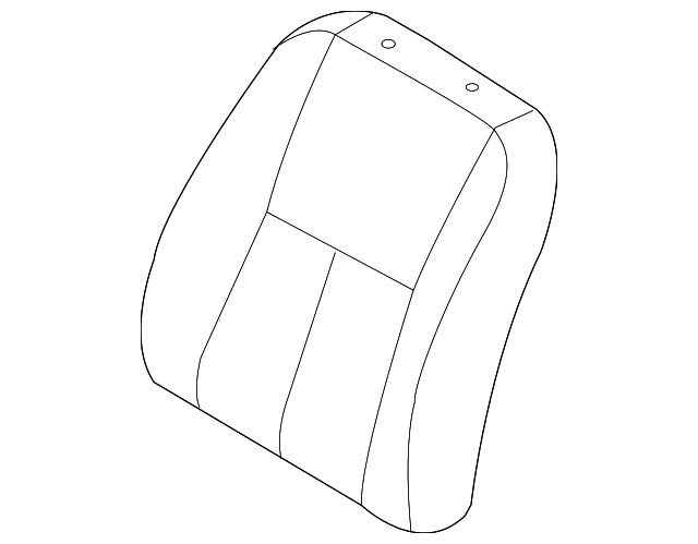 87670AM200 Деталь SEAT BACK COVER, LEFT
