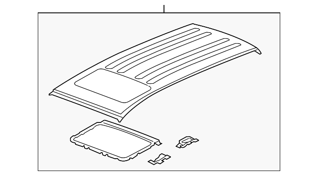6511178J01 Деталь ROOF PANEL