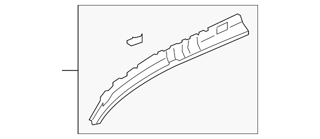 6311078J00 Деталь INNER SIDE RAIL, RIGHT