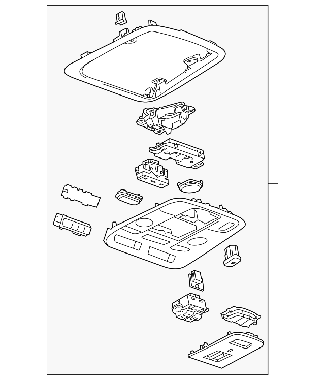 23160981 OVERHEAD CONSOLE