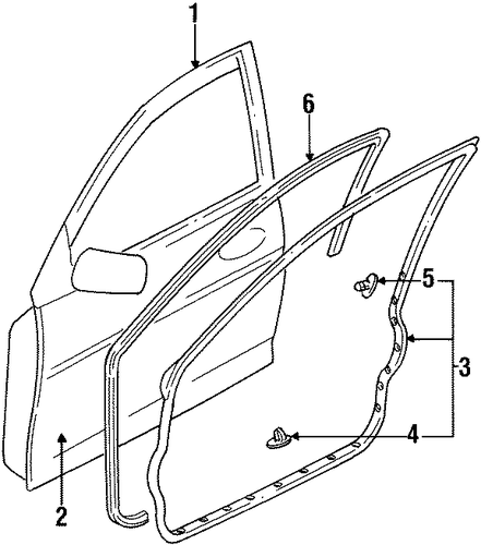 Protege DOOR & COMPONENTS 2