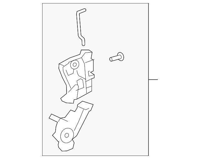 69040-50250 Деталь LOCK ASSY, LEFT
