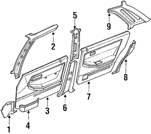 929 INTERIOR TRIM