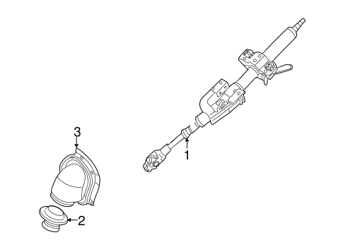 Outlander STEERING COLUMN ASSEMBLY