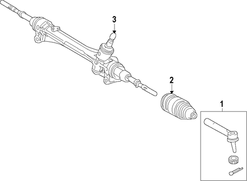 RX350 STEERING GEAR & LINKAGE