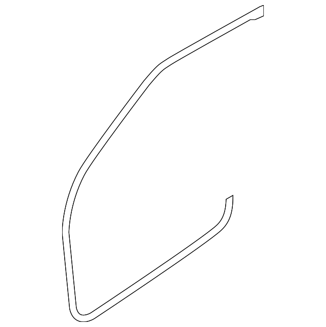 F151-58-760C Деталь DOOR W'STRIP, RIGHT