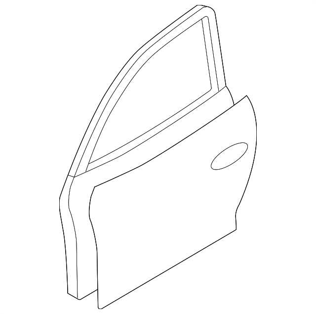 FEY1-59-02X Деталь DOOR SHELL, LEFT