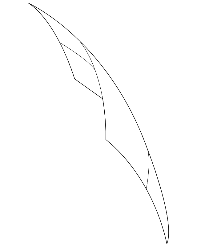 7B0-845-051 Деталь LIFT GATE GLASS