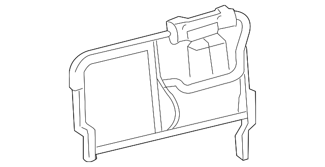 89041165 Деталь SEAT BACK FRAME, LEFT