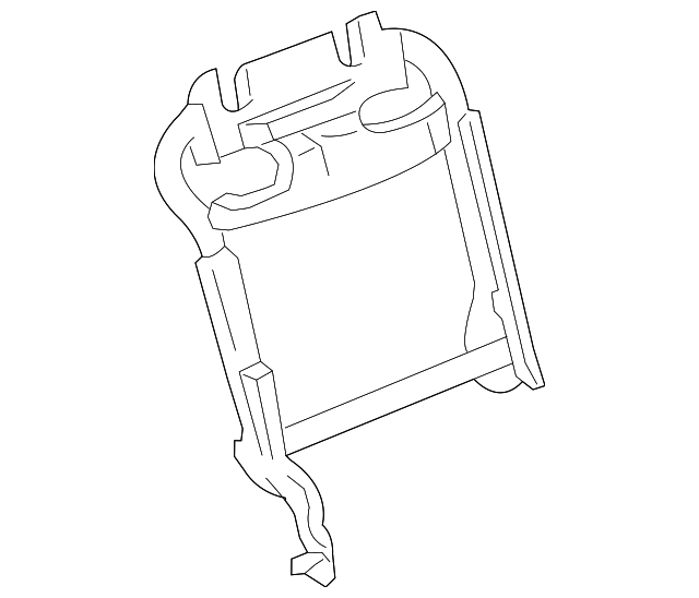 88939510 Деталь SEAT BACK FRAME, RIGHT