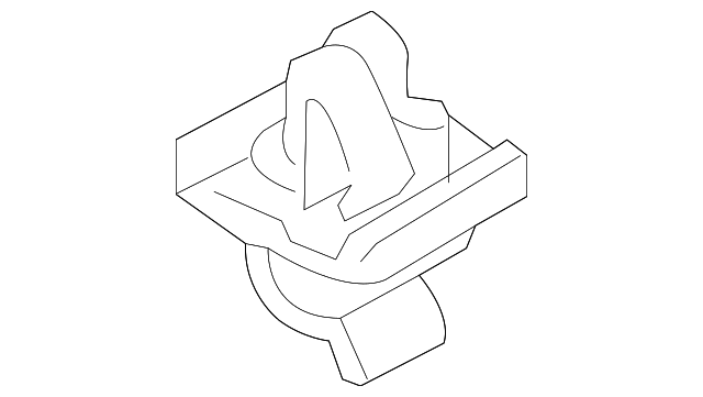 81176-1W000 Деталь SUPPORT ROD CLIP