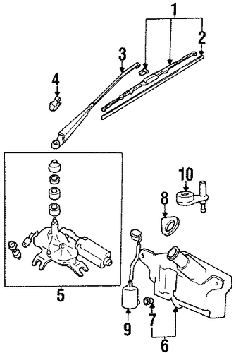 Elantra WIPER & WASHER COMPONENTS 2
