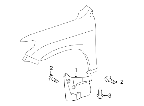 Land Cruiser EXTERIOR TRIM - FENDER