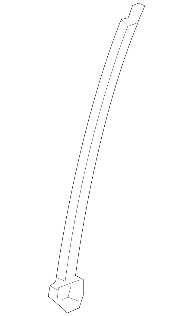 5735A601 Деталь LOWER SASH, LEFT