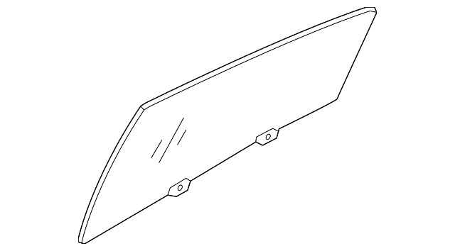 5736A300 Деталь DOOR GLASS, RIGHT