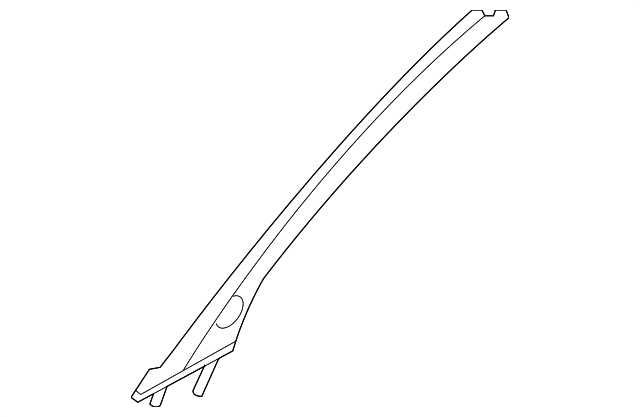 76912-ZX70A WNDSHLD PLR TRIM, LEFT
