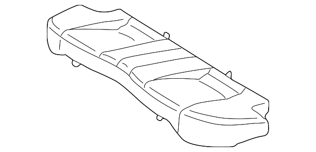 BJ0F57200B43 Деталь CUSHION ASSY
