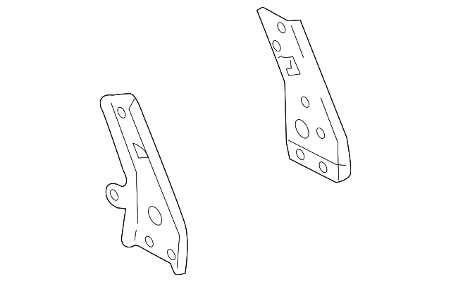 7326157L00 Деталь CROSSMEMBER LOWER BRACE, RIGHT
