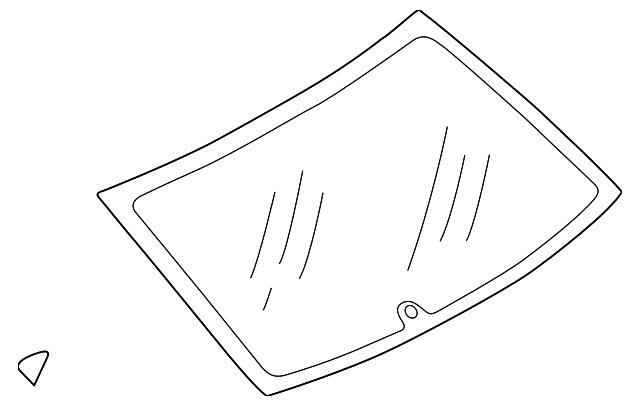 65109AL10A Деталь BACK GLASS