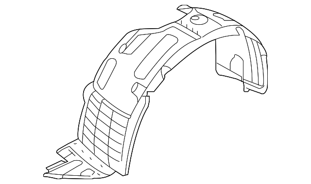 86811-B8000 FENDER LINER, LEFT