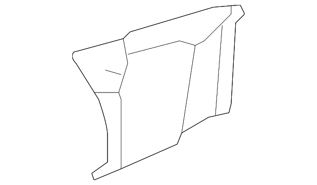 68008490AA Деталь WHEELHOUSE PANEL, LEFT