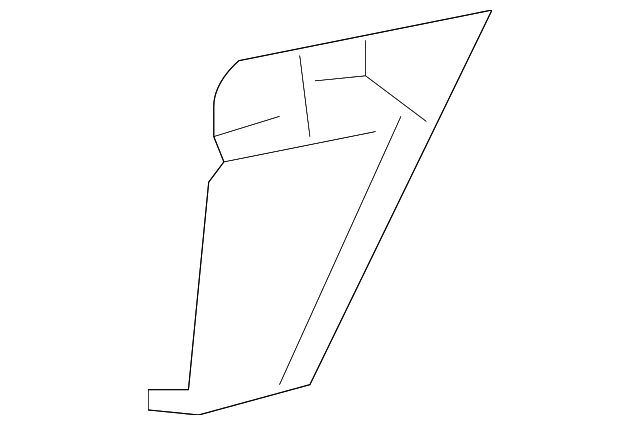 68008466AA Деталь WHEELHOUSE PANEL, LEFT