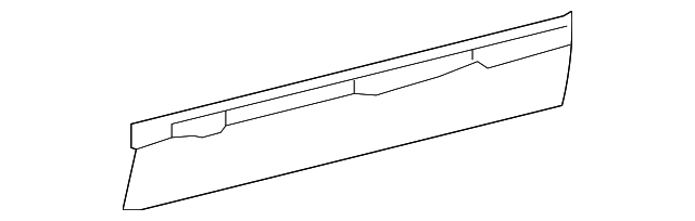 68008493AA Деталь LOWER PANEL, LEFT