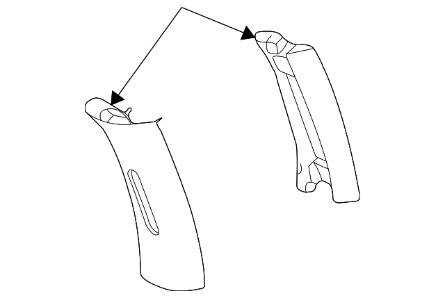 PY72TL2AB Деталь CENTER PLR TRIM, RIGHT