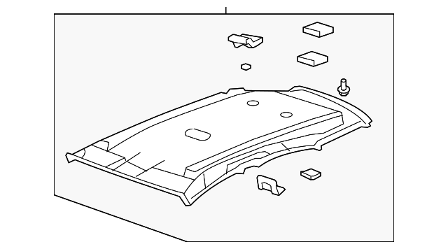 83200-SWA-A02ZA Деталь LINING ASSY., ROOF *NH302L* (PALE QUARTZ