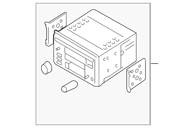 00201-E3001 Деталь RADIO