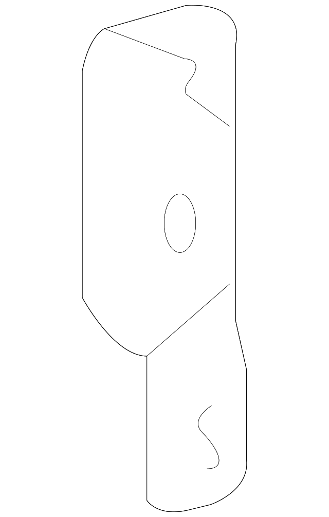 96155-2C100 Деталь RADIO BRACKET, LEFT