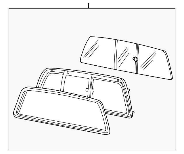 6C3Z-25422B30-AA Деталь BACK GLASS