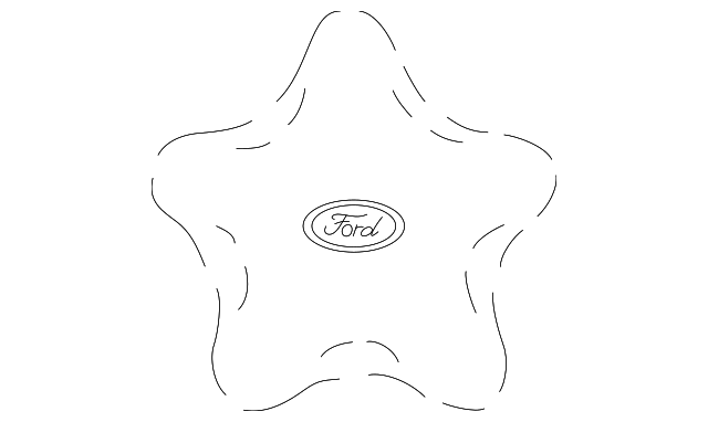 F85Z1130MA Деталь WHEEL CAP