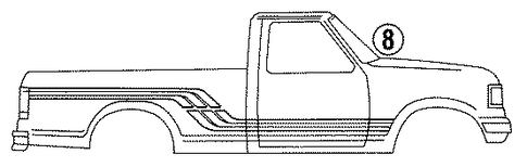F-250 STRIPE TAPE 3
