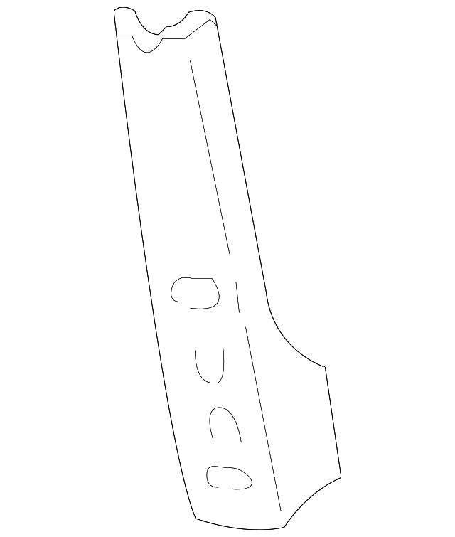 F8AZ-16A602-AA HINGE REINF, LEFT