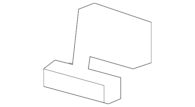 15844576 Деталь TRACK END COVER, RIGHT