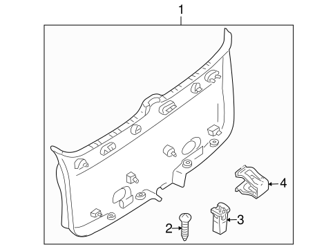 Tribute INTERIOR TRIM 2
