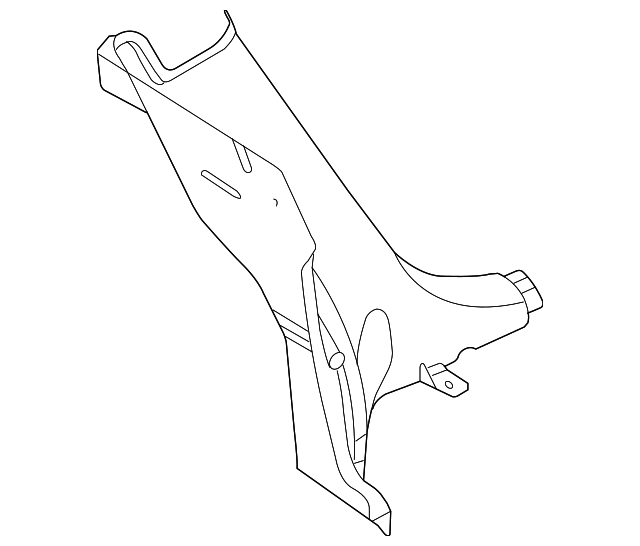7618085Z10 Деталь LOWER QTR TRIM, LEFT