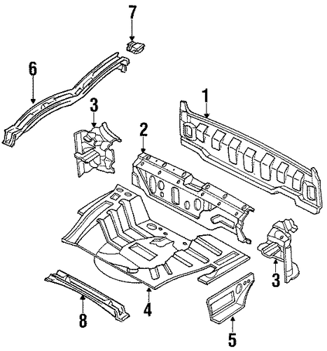 Legacy REAR BODY & FLOOR