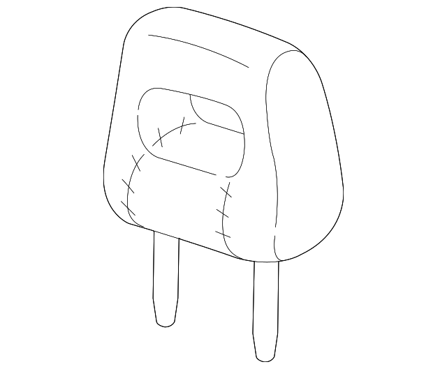 81140-S9V-A01ZB Деталь HEADREST ASSY., FR. *NH361L* (GRAY)