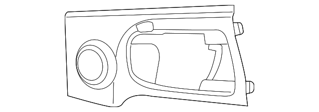 1DR84XDVAD Деталь HANDLE BEZEL, RIGHT