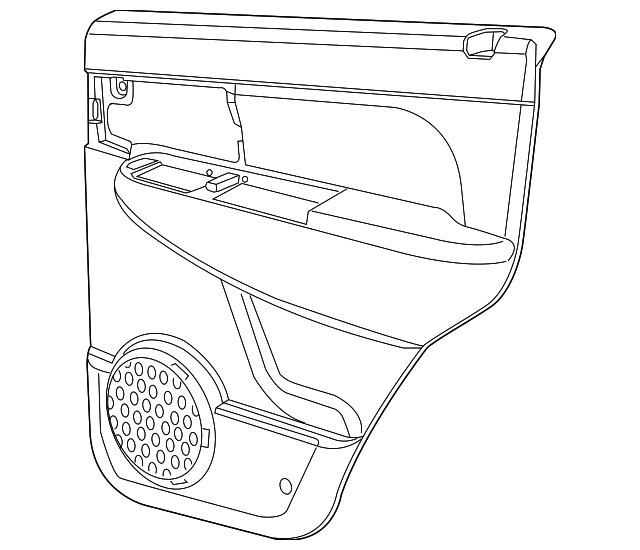 1JY371KAAB Деталь DOOR TRIM PANEL, LEFT