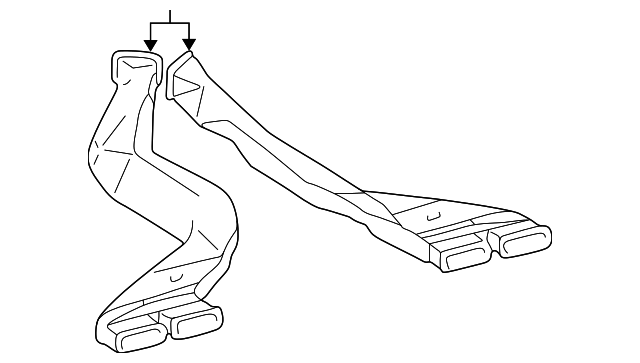 87213-02020 Деталь LOWER AIR DUCT, LEFT