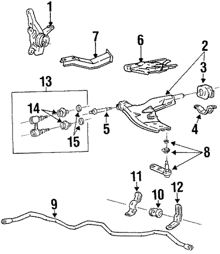 Elantra STABILIZER BAR & COMPONENTS