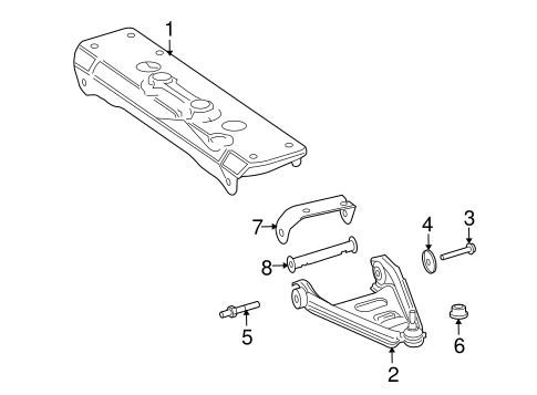 Fortwo SUSPENSION COMPONENTS