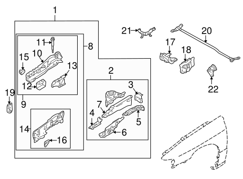 Protege5 STRUCTURAL COMPONENTS & RAILS