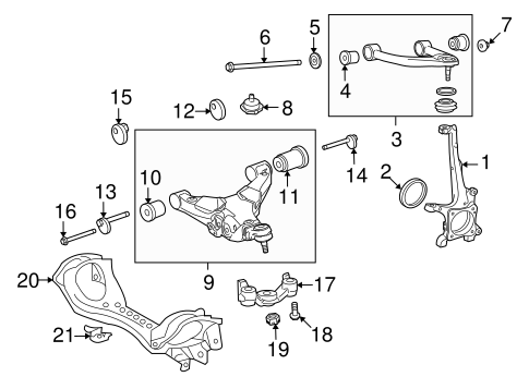 Land Cruiser SUSPENSION COMPONENTS 2
