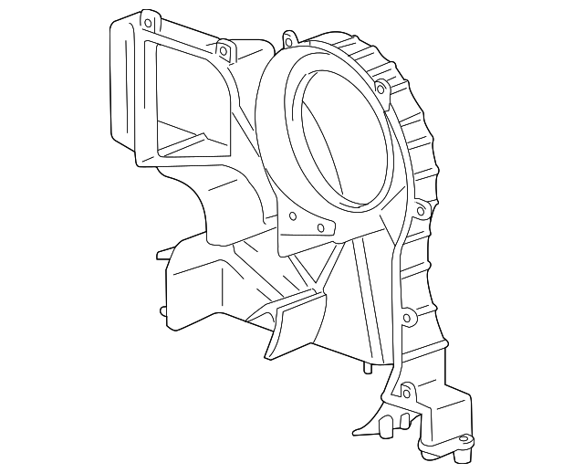 9542178J00 Деталь BLOWER CASE, RIGHT