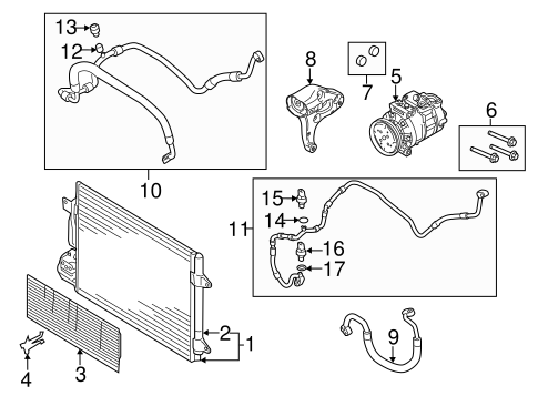 Beetle CONDENSER, COMPRESSOR & LINES 2