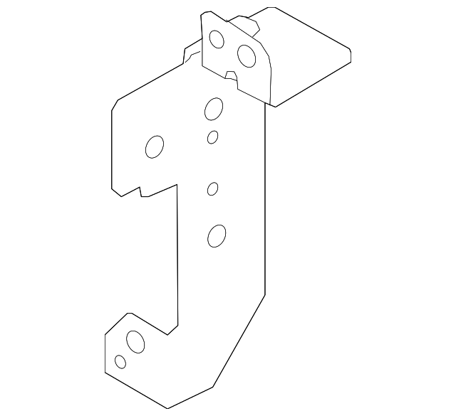 96175-A7500 Деталь RECEIVER BRACKET, LEFT